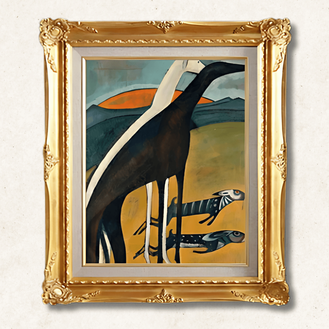 Amadeo de Souza-Cardoso <br>- Greyhound (Framed)