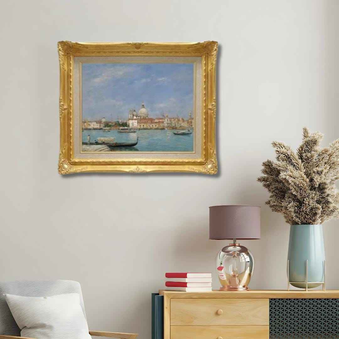 Eugène Boudin — Venetian Seascape