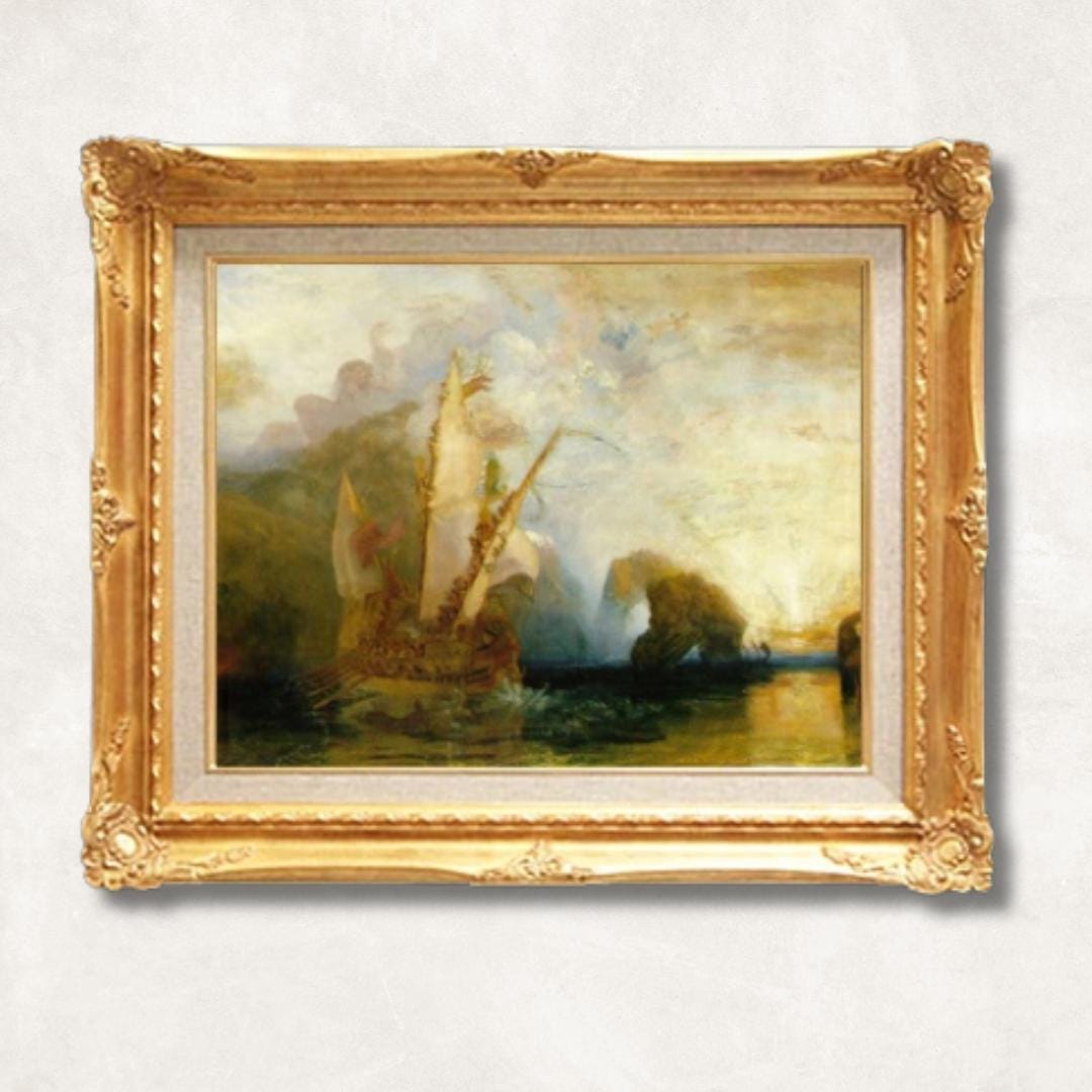 J. M. W. Turner  <br>-  Odysseus Mocking Polyphemus