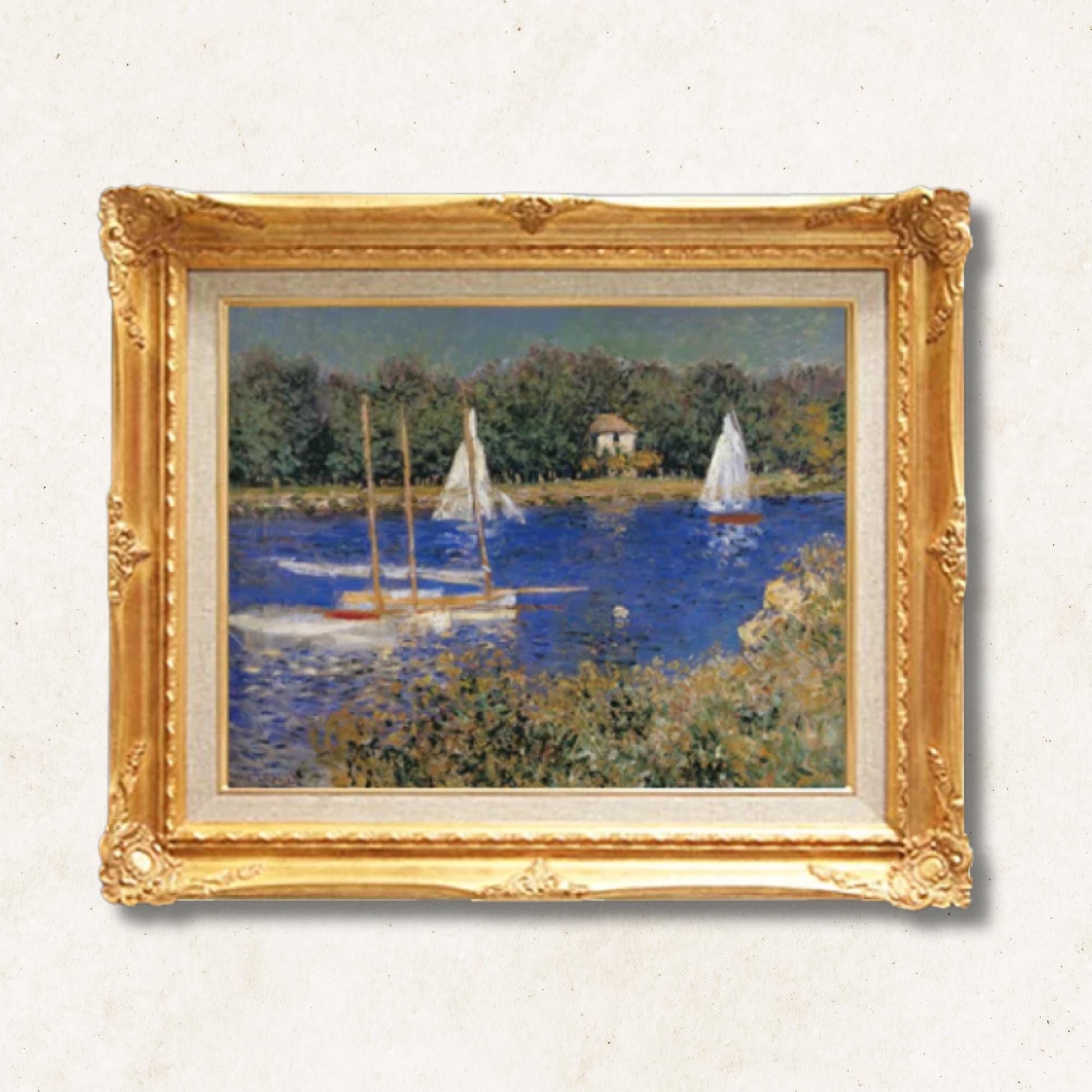 Claude Monet  <br>- The Port at Argenteuil II