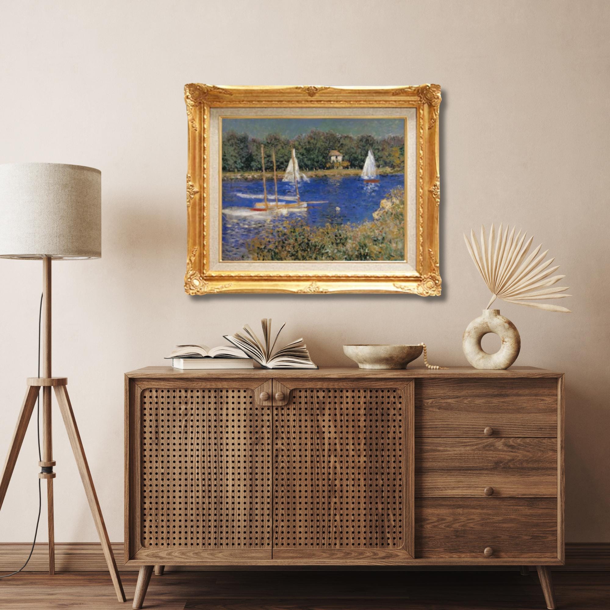 Claude Monet  <br>- The Port at Argenteuil II